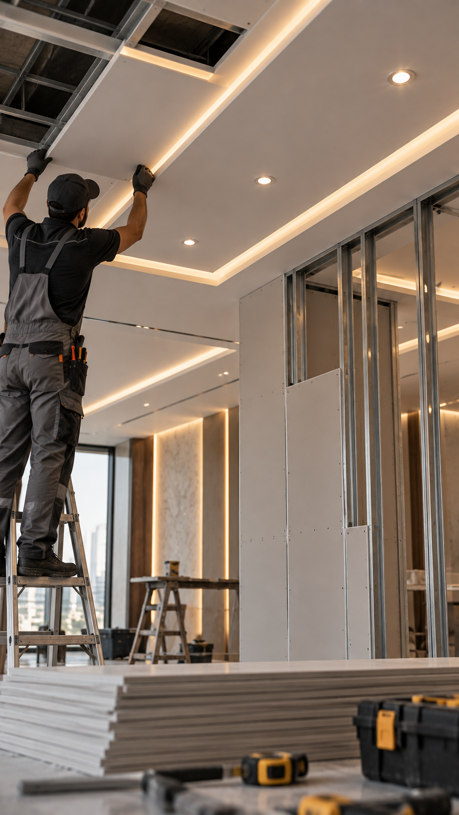 False Ceiling & Light Partitions